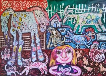 Обичам всички животни на село