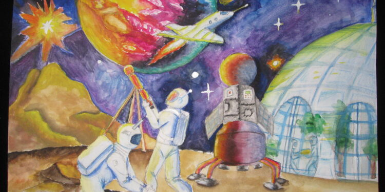 Взор, устремен към Вселената