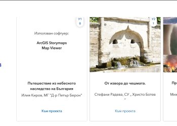 Ясни са победителите в Националния конкурс „Изучаваме света с ГИС“